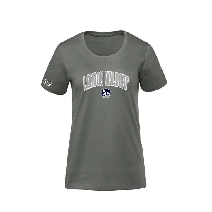LONDON WALDORF VARSITY PREMIUM TEE (WOMENS)
