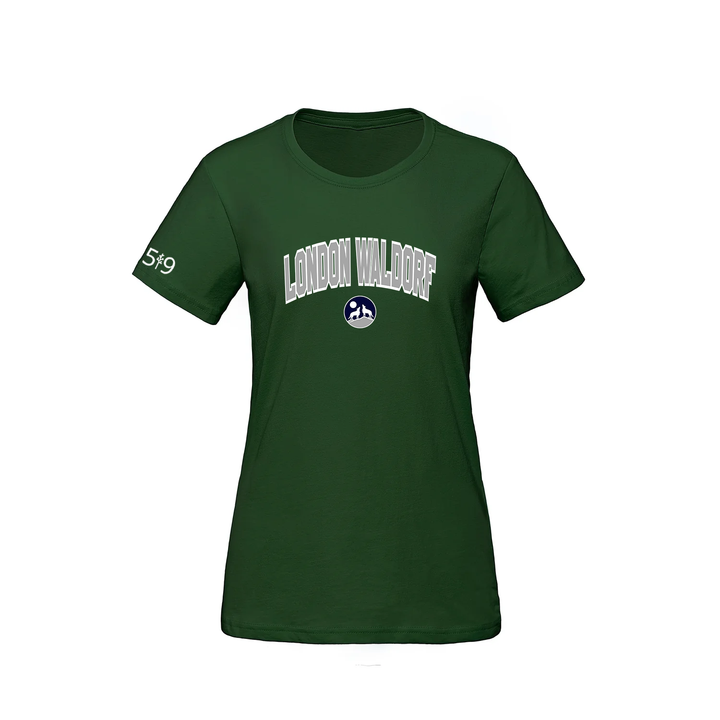 LONDON WALDORF VARSITY TEE (WOMENS)