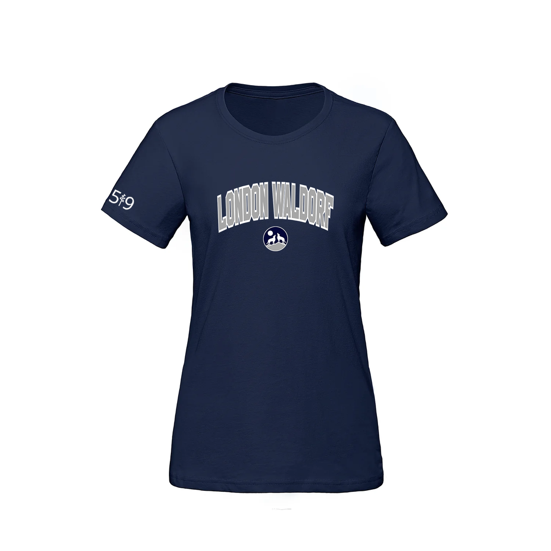 LONDON WALDORF VARSITY TEE (WOMENS)