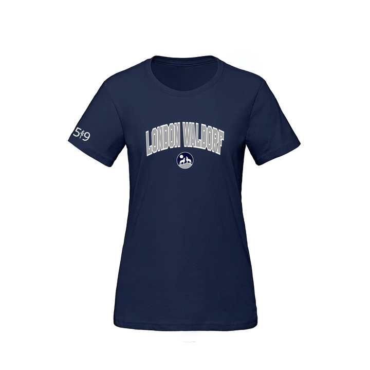 LONDON WALDORF VARSITY TEE (WOMENS)