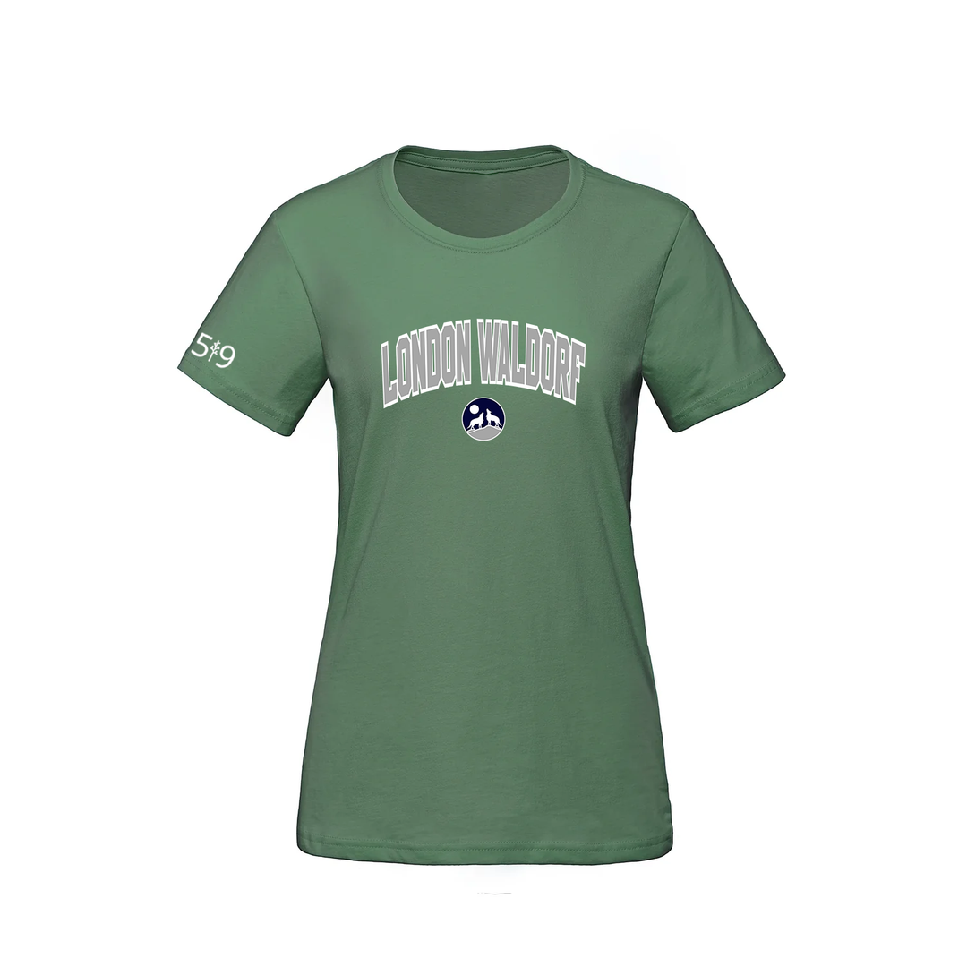 LONDON WALDORF VARSITY TEE (WOMENS)