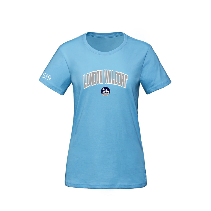 LONDON WALDORF VARSITY TEE (WOMENS)