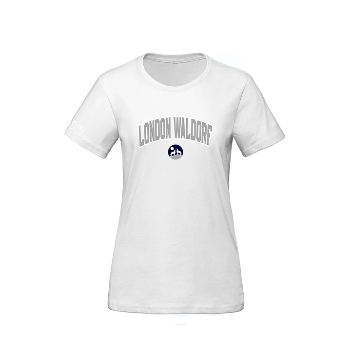 LONDON WALDORF VARSITY TEE (WOMENS)