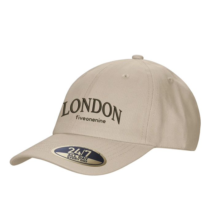 LONDON VARSITY EMBROIDERED DAD CAP