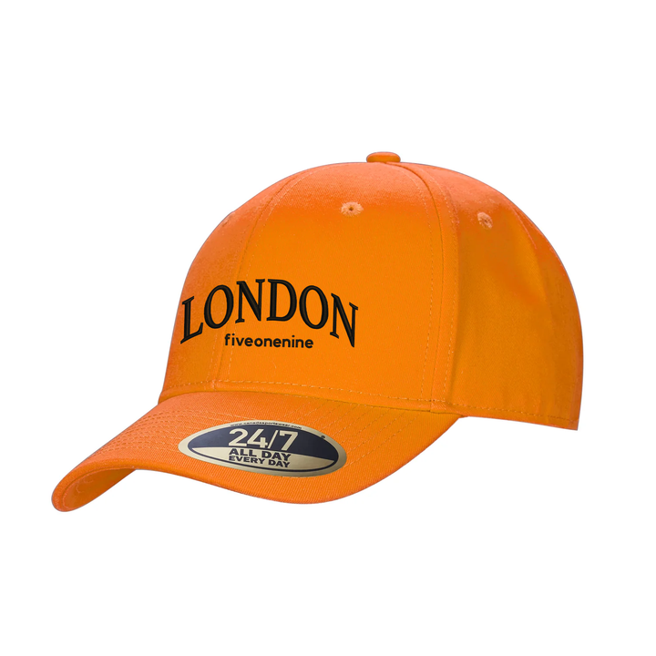 LONDON VARSITY EMBROIDERED SNAPBACK CAP