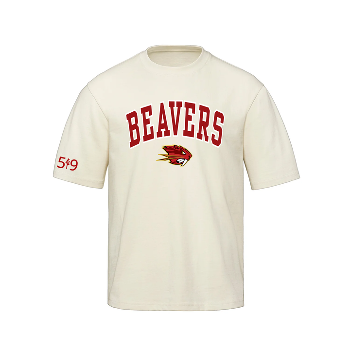 BEAVERS VARSITY OVERSIZED TEE (UNISEX)