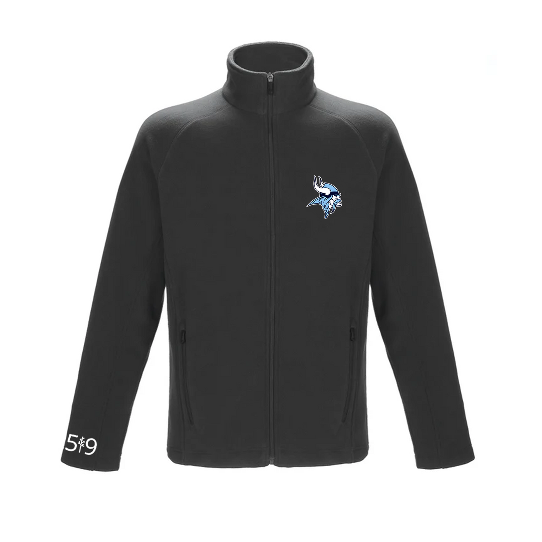 LUCAS EMBROIDERED MICROFLEECE ZIP-UP (MENS)