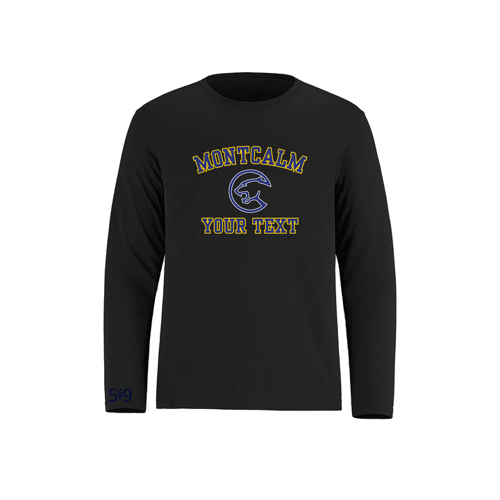 MONTCALM CUSTOMIZABLE ATHLETIC LONG SLEEVE (UNISEX)