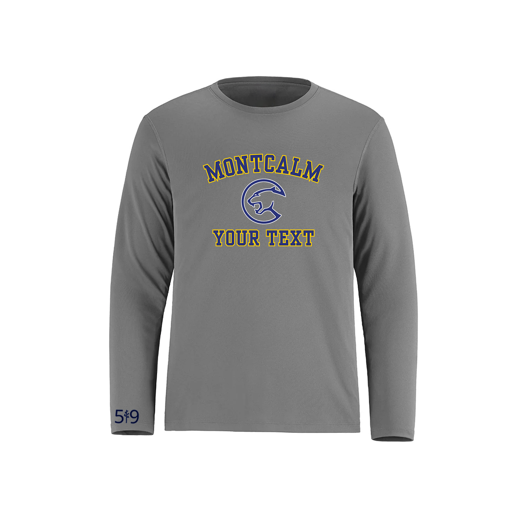 MONTCALM CUSTOMIZABLE ATHLETIC LONG SLEEVE (UNISEX)
