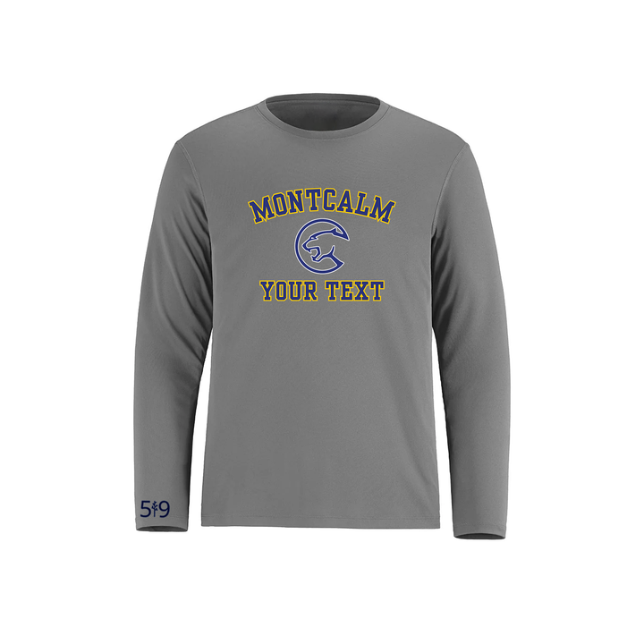 MONTCALM CUSTOMIZABLE ATHLETIC LONG SLEEVE (UNISEX)