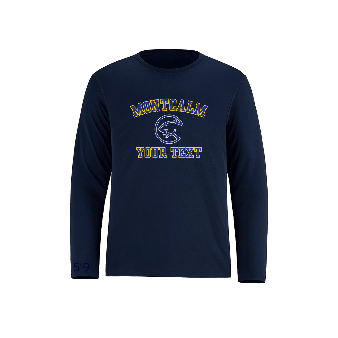 MONTCALM CUSTOMIZABLE ATHLETIC LONG SLEEVE (UNISEX)