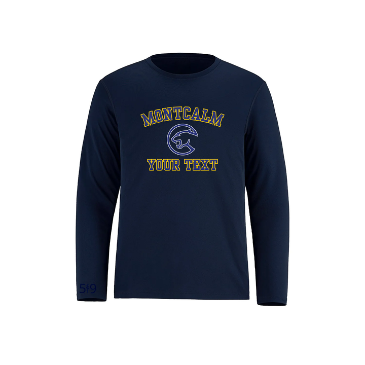 MONTCALM CUSTOMIZABLE ATHLETIC LONG SLEEVE (UNISEX)