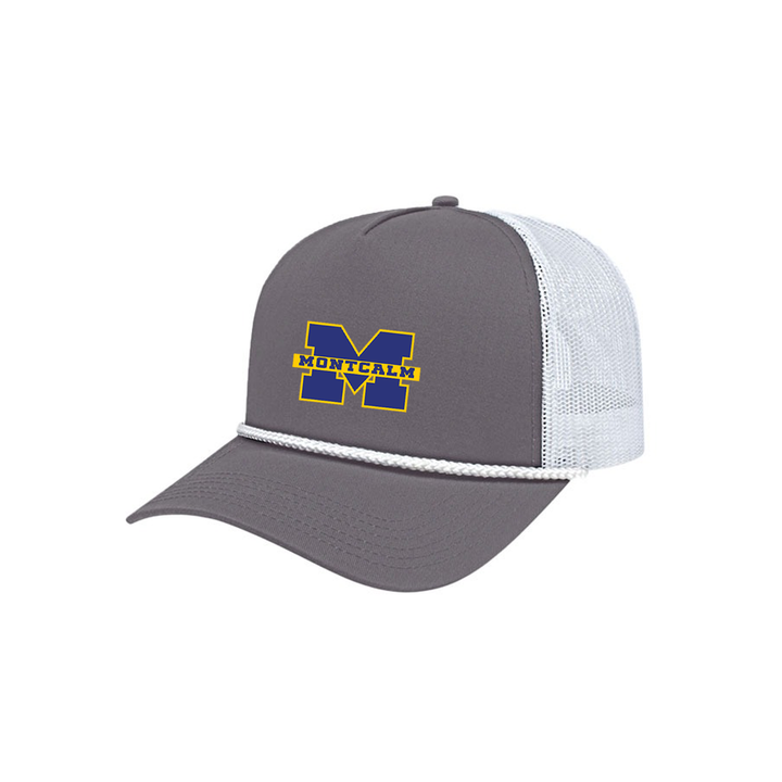 MONTCALM EMBROIDERED ROPE TRUCKER CAP