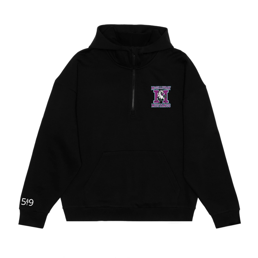 MCGILLIVRAY CREST SCUBA 1/2 ZIP HOODIE (UNISEX)
