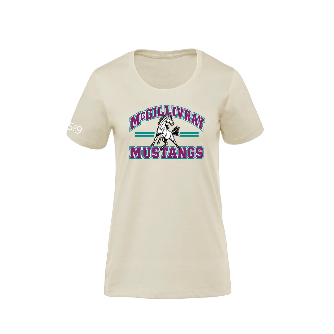 MCGILLIVRAY VARSITY PREMIUM TEE (WOMENS)