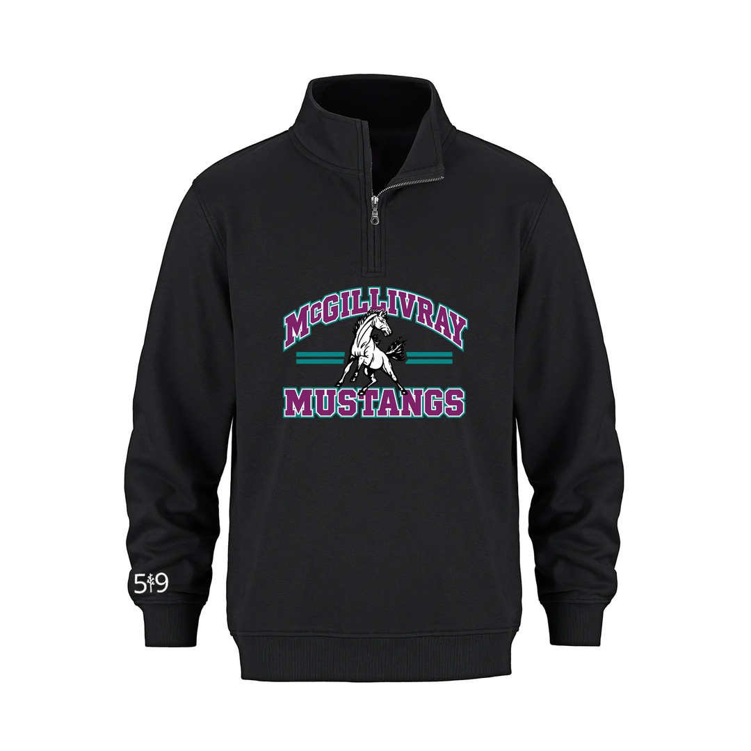 MCGILLIVRAY VARSITY 1/4 ZIP (UNISEX)