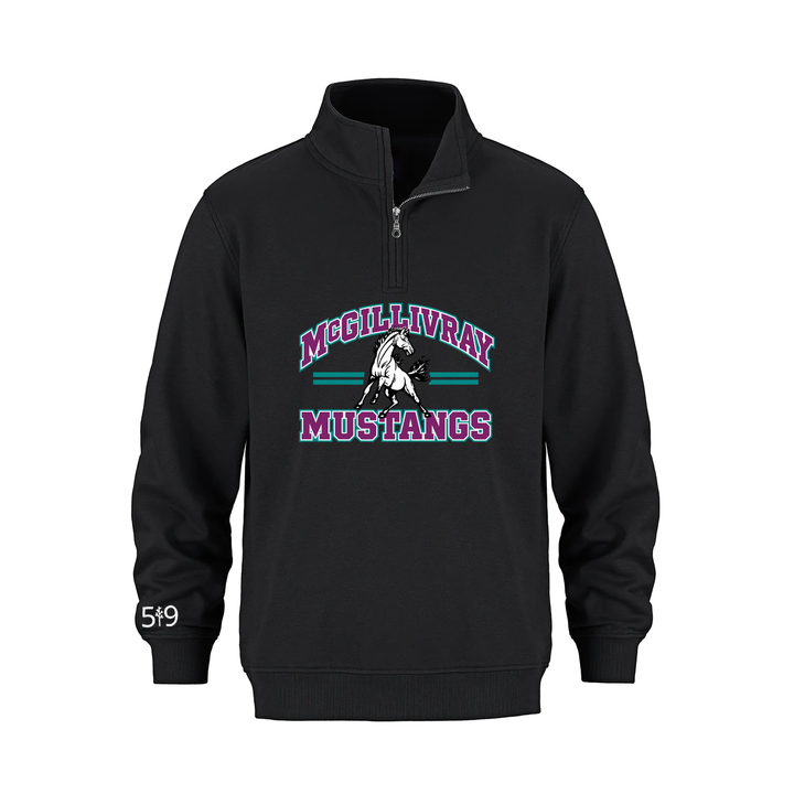 MCGILLIVRAY VARSITY 1/4 ZIP (UNISEX)