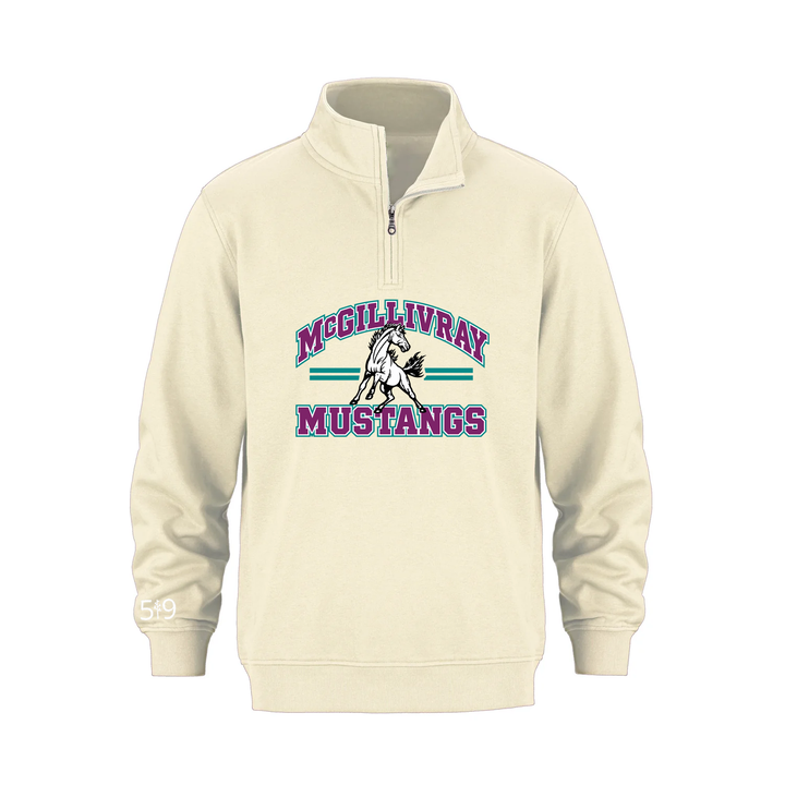 MCGILLIVRAY VARSITY 1/4 ZIP (UNISEX)