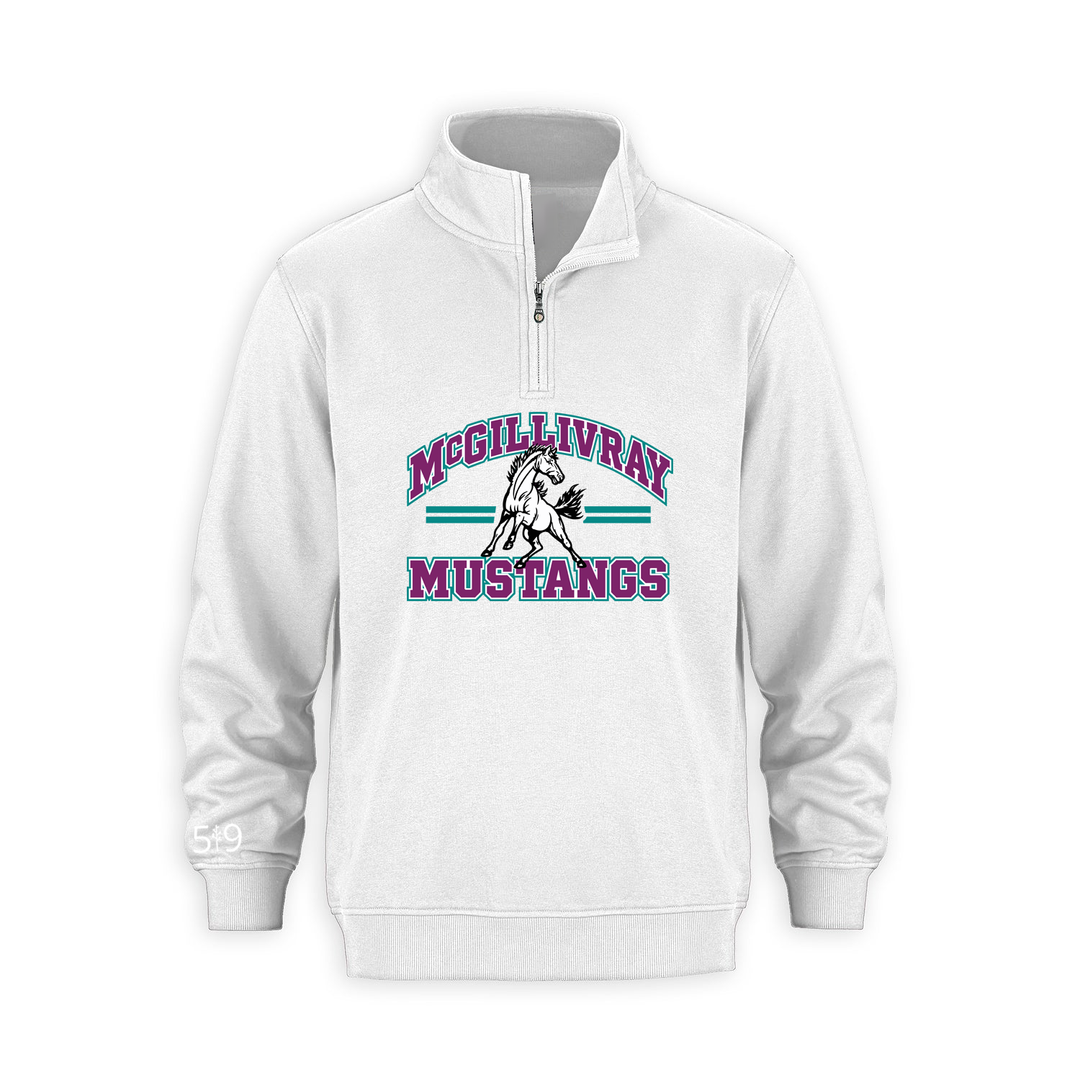 MCGILLIVRAY VARSITY 1/4 ZIP (UNISEX)