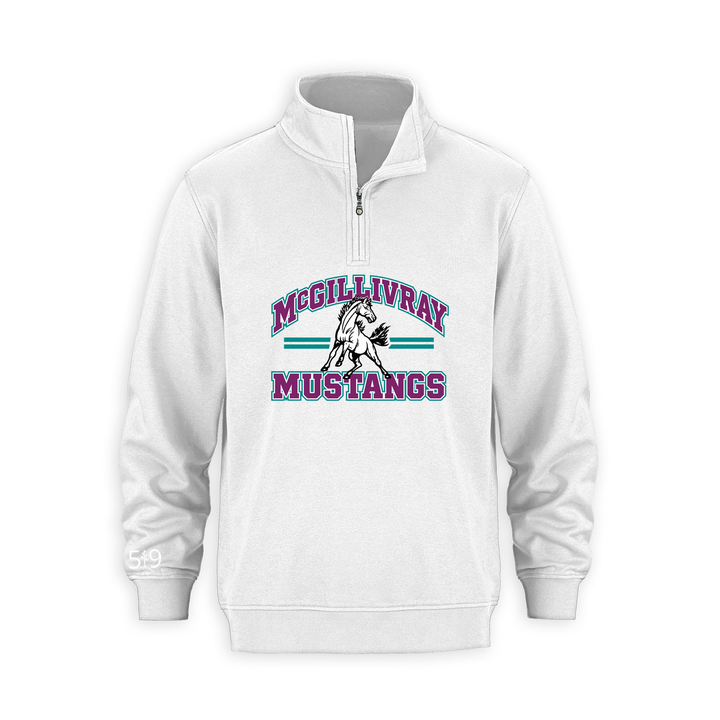 MCGILLIVRAY VARSITY 1/4 ZIP (UNISEX)