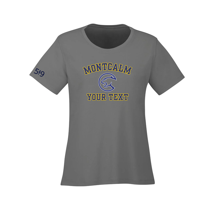MONTCALM CUSTOMIZABLE ATHLETIC TEE (WOMENS)