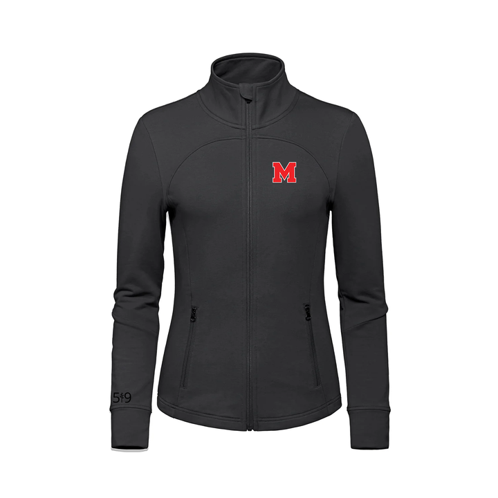 MEDWAY EMBROIDERED FRENCH TERRY ZIP-UP (WOMENS)