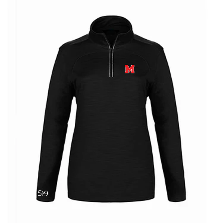 MEDWAY EMBROIDERED PREMIUM ATHLETIC 1/4 ZIP (WOMENS)