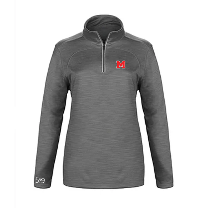 MEDWAY EMBROIDERED PREMIUM ATHLETIC 1/4 ZIP (WOMENS)