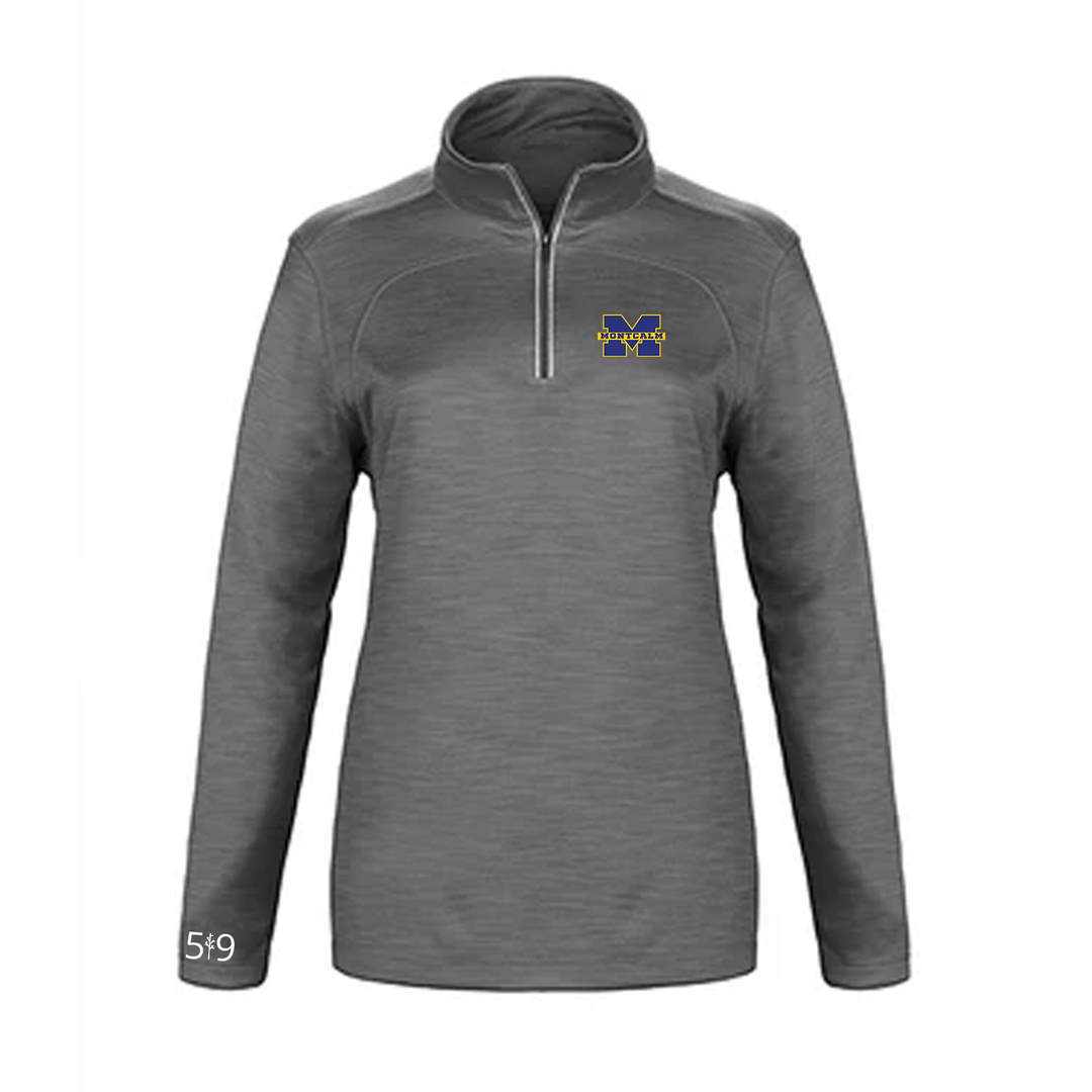 MONTCALM EMBROIDERED PREMIUM ATHLETIC 1/4 ZIP (WOMENS)