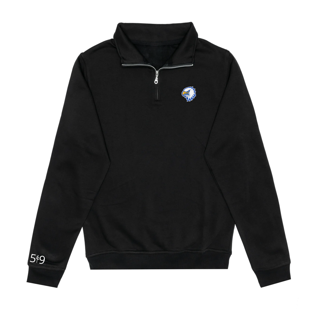MADELINE HARDY EMBROIDERED 1/4 ZIP (UNISEX)