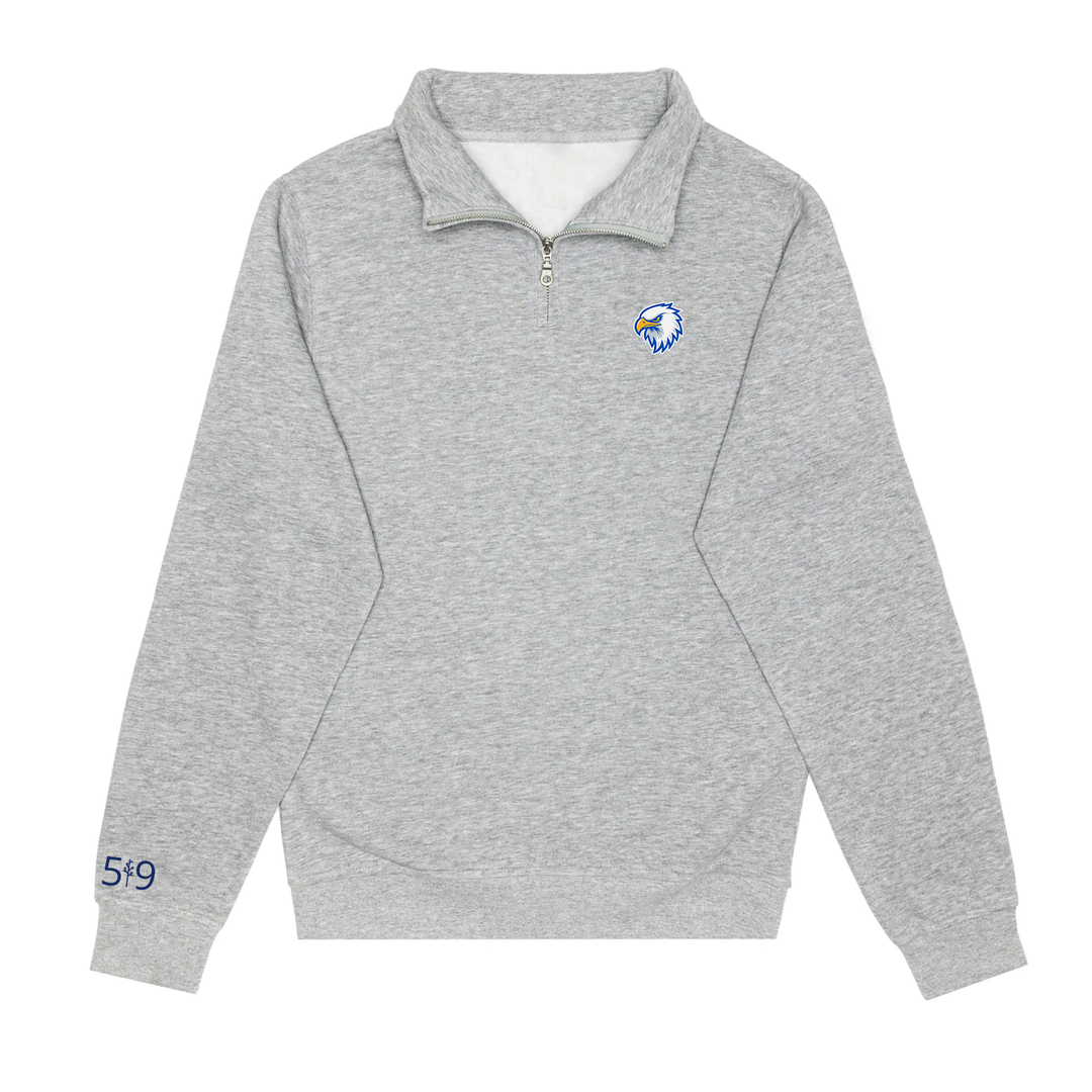 MADELINE HARDY EMBROIDERED 1/4 ZIP (UNISEX)
