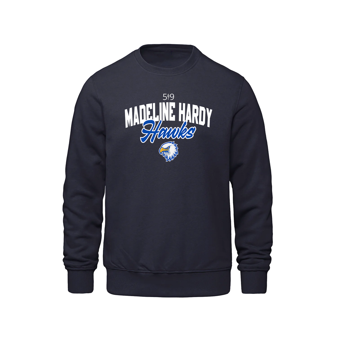 MADELINE HARDY HAWKS CREW (UNISEX)