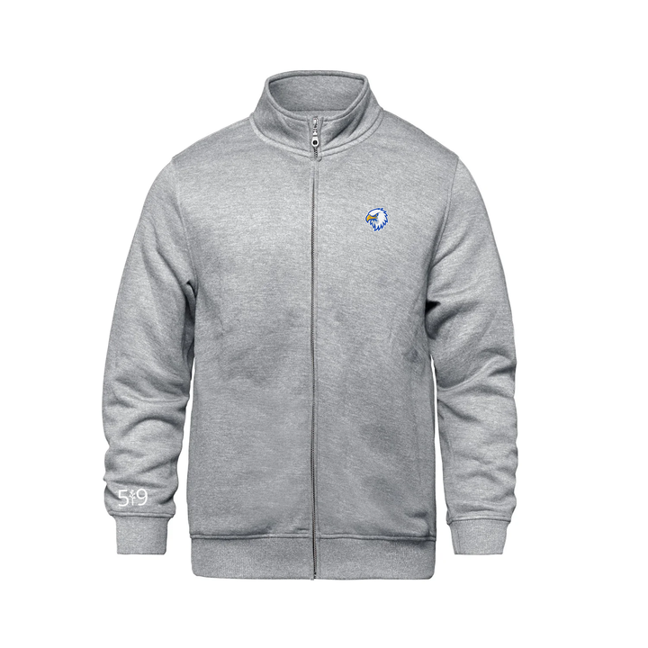 MADELINE HARDY EMBROIDERED ZIP-UP SWEATER (UNISEX)