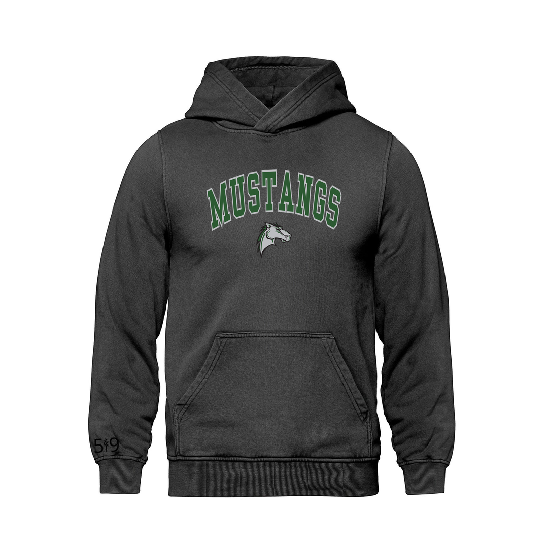 MUSTANGS VARSITY RETRO HOODIE (UNISEX)