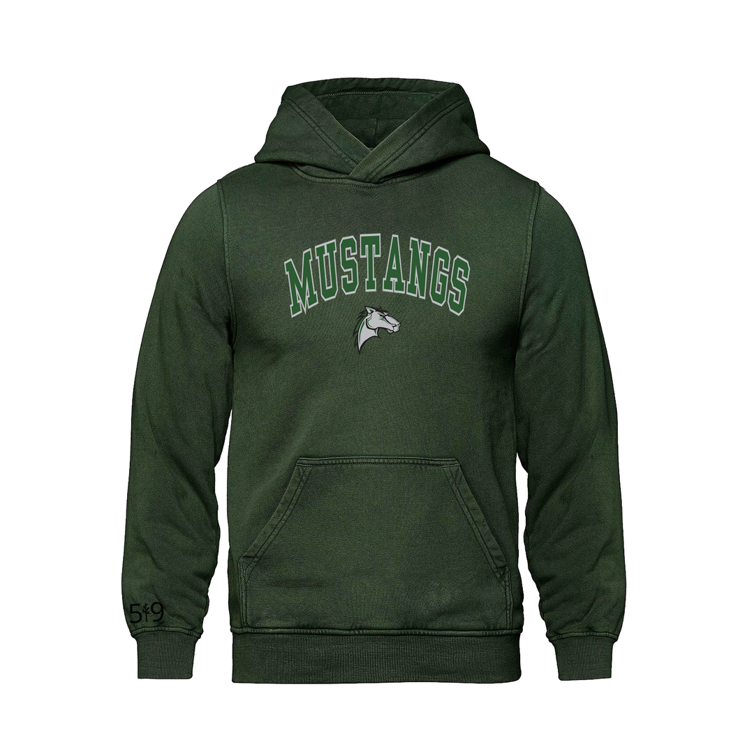 MUSTANGS VARSITY RETRO HOODIE (UNISEX)
