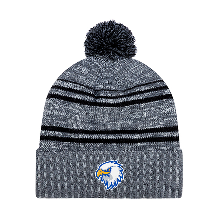 MADELINE HARDY EMBROIDERED POM-POM TOQUE