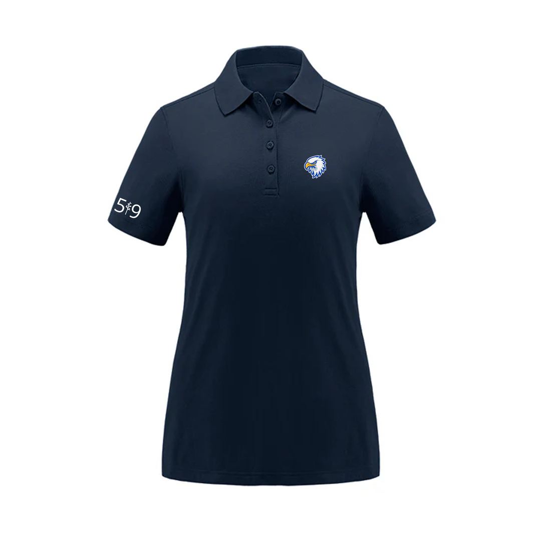 MADELINE HARDY EMBROIDERED PIQUE POLO (WOMENS)