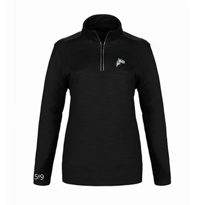 MITCHELL HEPBURN EMBROIDERED PREMIUM ATHLETIC 1/4 ZIP (WOMENS)