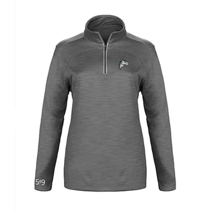 MITCHELL HEPBURN EMBROIDERED PREMIUM ATHLETIC 1/4 ZIP (WOMENS)