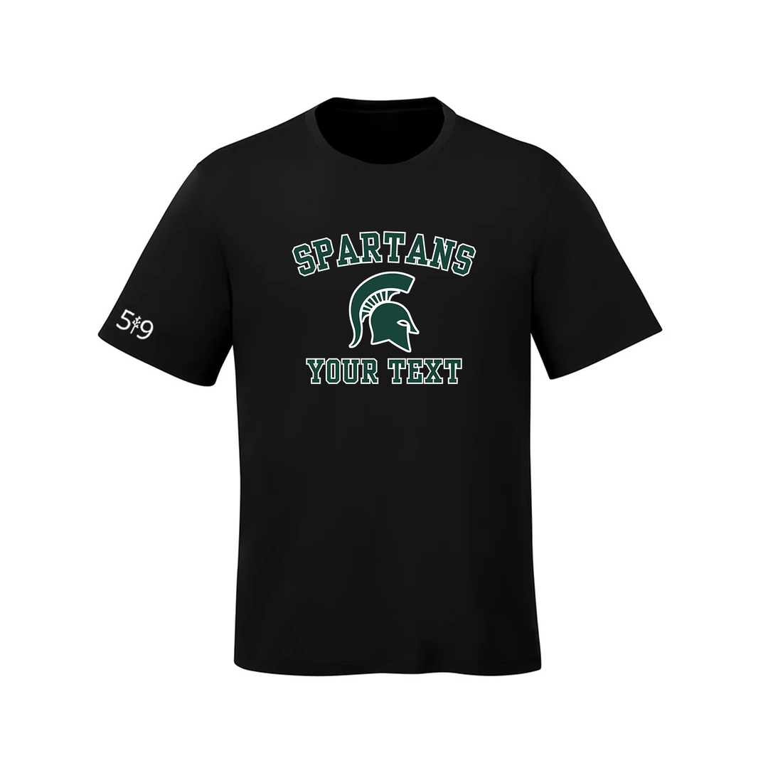 SPARTANS CUSTOMIZABLE ATHLETIC TEE (MENS)