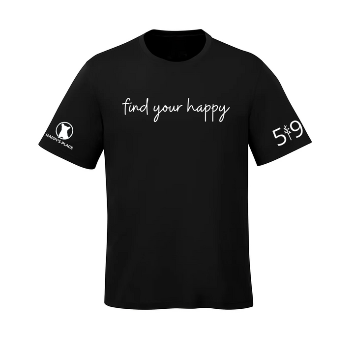 HAPPY'S PLACE FIND YOUR HAPPY TEE (MENS)