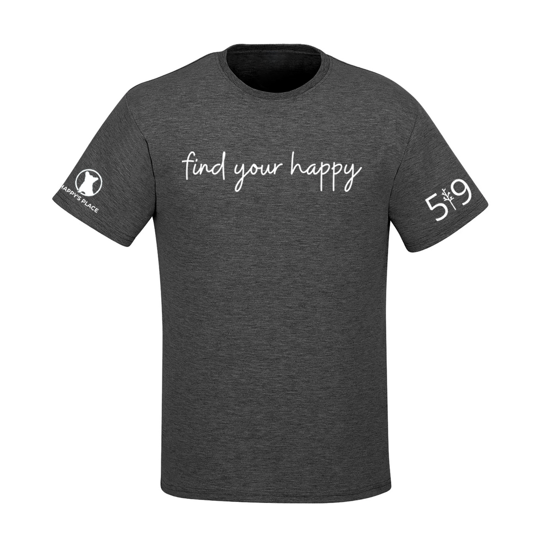 HAPPY'S PLACE FIND YOUR HAPPY TEE (MENS)