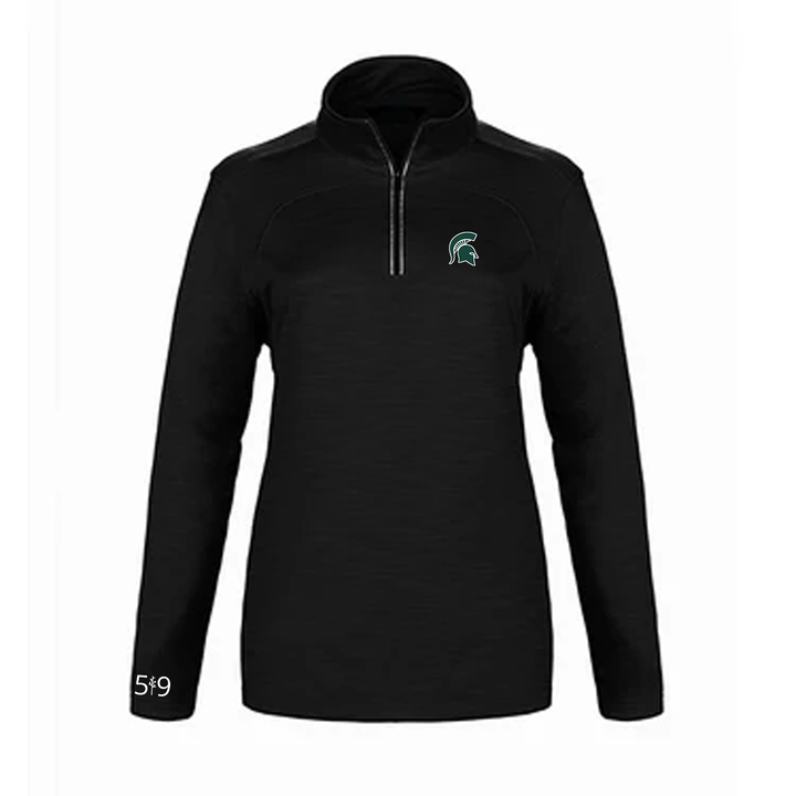 MTS EMBROIDERED PREMIUM ATHLETIC 1/4 ZIP (WOMENS)