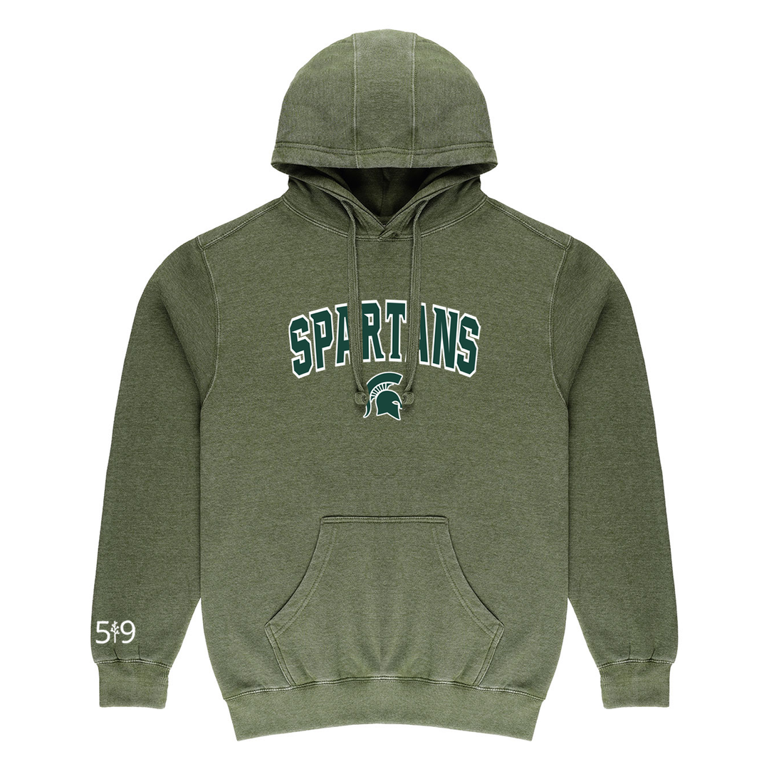 SPARTANS VARSITY VINTAGE HOODIE (UNISEX)