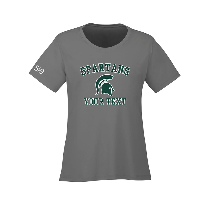 SPARTANS CUSTOMIZABLE ATHLETIC TEE (WOMENS)