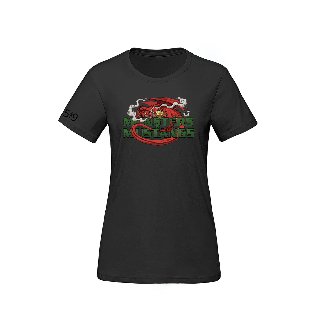 MONSTERS & MUSTANGS TEE (WOMENS)