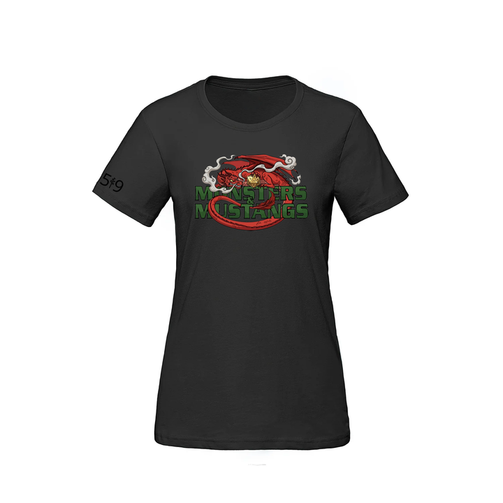 MONSTERS & MUSTANGS TEE (WOMENS)