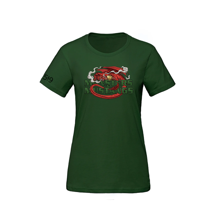 MONSTERS & MUSTANGS TEE (WOMENS)