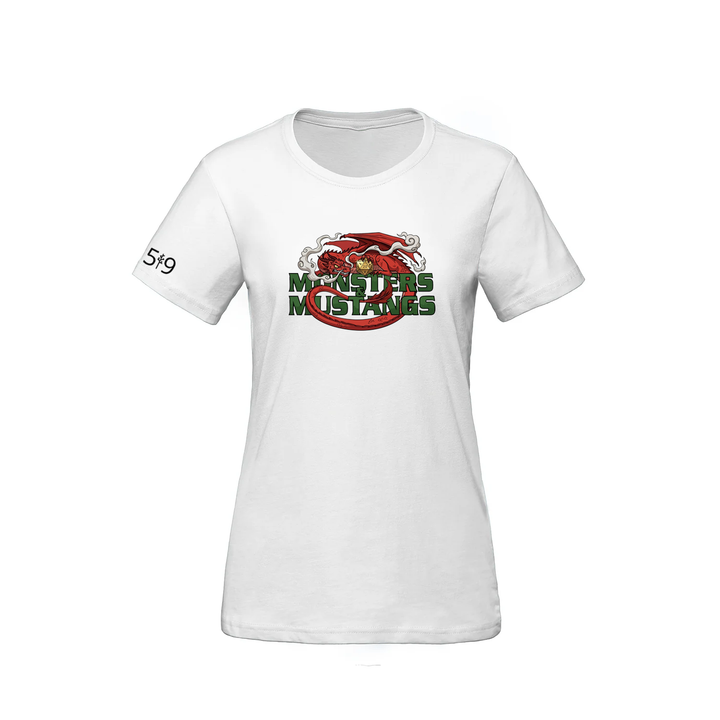 MONSTERS & MUSTANGS TEE (WOMENS)