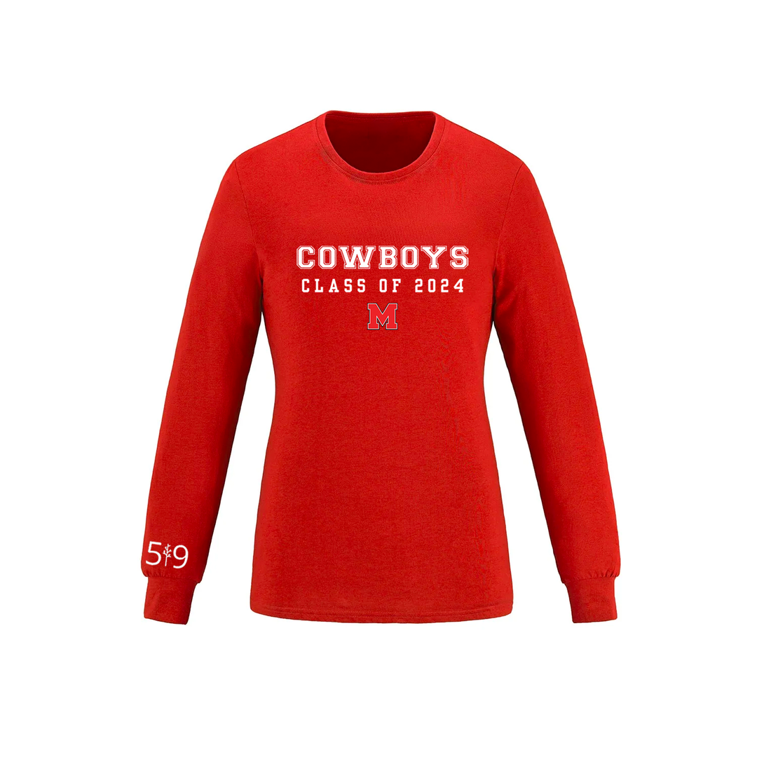MEDWAY CLASS OF 2024 LONG SLEEVE (WOMENS) 519 Clothing Co.